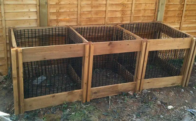 1150 Litre Blackdown Range Triple Leaf Mould Wooden Composter 3 1150 Litre Blackdown Range Triple Leaf Mould Wooden Composter