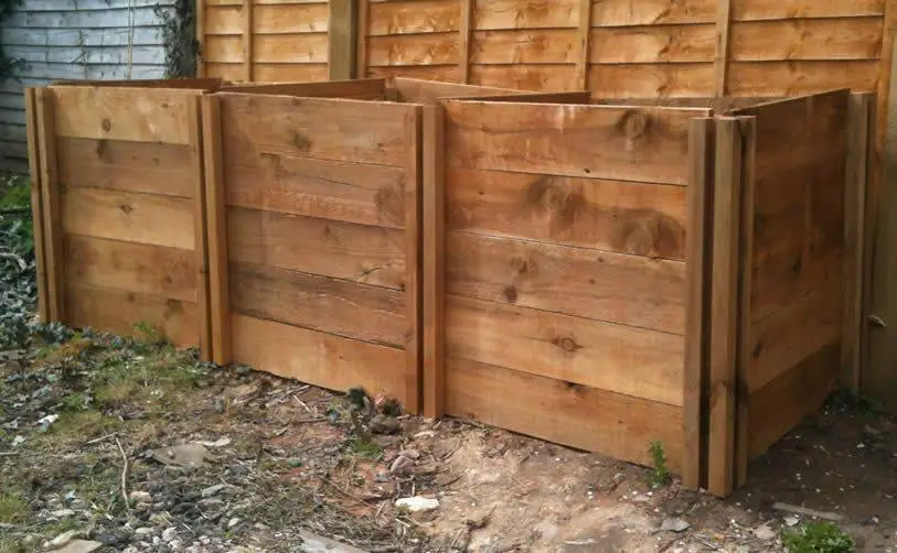 1150 Litre Blackdown Range Triple Standard Wooden Composter 3 1150 Litre Blackdown Range Triple Standard Wooden Composter