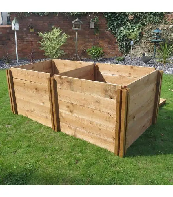 1200 Litre Blackdown Range Double Standard Wooden Composter 3 1200 Litre Blackdown Range Double Standard Wooden Composter