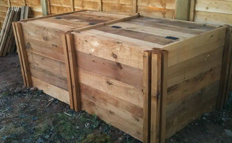 1200 Blackdown Range Double Standard Wooden Composter With Lids 3 1200 Blackdown Range Double Standard Wooden Composter With Lids