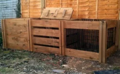 1900 Litre Blackdown Range Triple Mix Wooden Composter With Lids