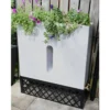 280L Slimline Water Butt Planter - White Marble 1 280L Slimline Water Butt Planter - White Marble -Grosafe Shop 1 5 jpg