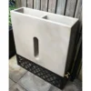 280L Slimline Water Butt Planter - Antique Stone -Grosafe Shop 1 6 jpg