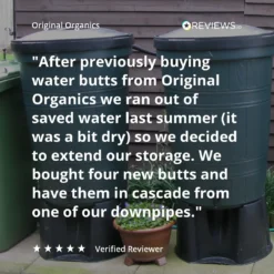 200L Garden Lake Water Butt Twin Pack Kit With Stand, Diverter & Linking Kit