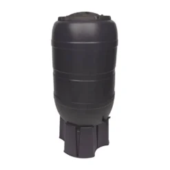 Strata 210L Black Standard Barrel Water Butt Complete With Stand & Diverter -Grosafe Shop 210l 3 jpg