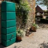 650L Slim Rainwater Wall Tank - Green