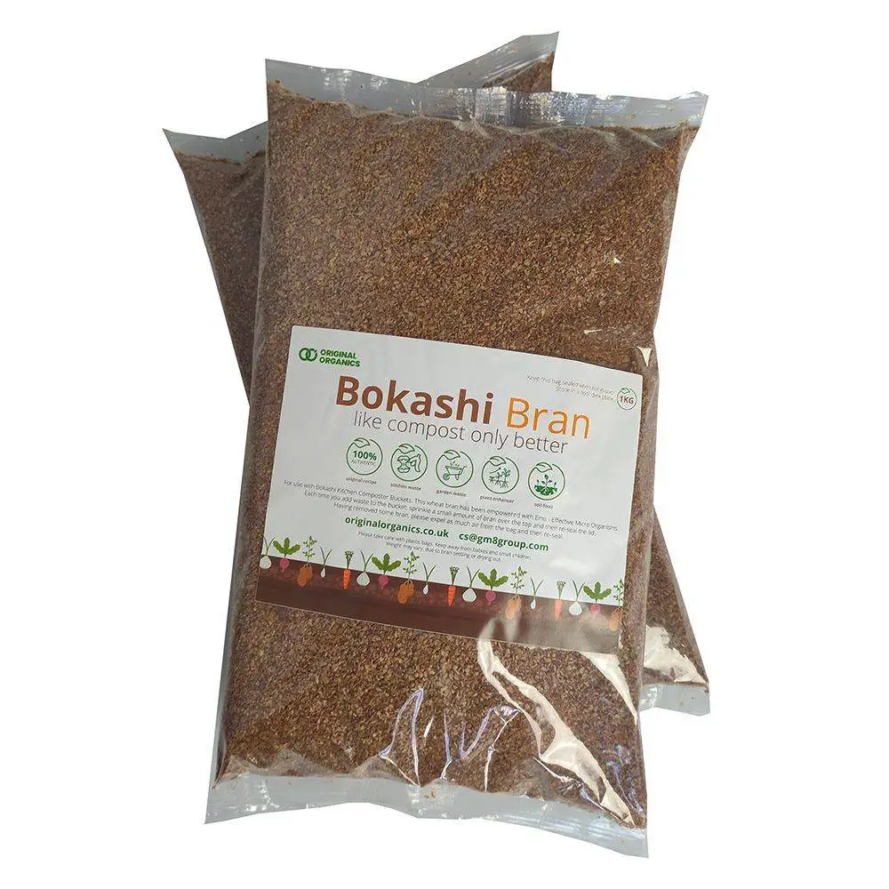 Bokashi Bran - 2kg Bag (2 X 1Kg) 3 Bokashi Bran - 2kg Bag (2 X 1Kg)