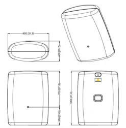 275L Terranova Wall Water Tank -Grosafe Shop 3 4516 275l terranova png