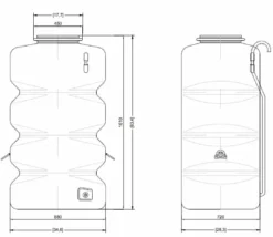750L Garden Water Tank 10 750L Garden Water Tank -Grosafe Shop 3 4569 750l garden wall tank 1 png