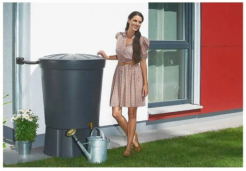 Grey 300L Lanzarote Water Butt With Stand 8 Grey 300L Lanzarote Water Butt With Stand - Image 6