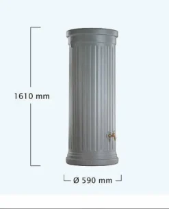 330L Column Water Tank In Stone Grey 7 330L Column Water Tank In Stone Grey -Grosafe Shop 330l column water tank 4 2 1 jpg
