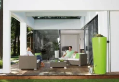 350L Opulent Colour 2 In 1 Water Tank With Planter - Apple Green -Grosafe Shop 350l 2 in 1 opulent water tank with planter 2 2 jpg