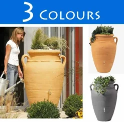 360L Antique Amphora Water Butt In Granite 8 360L Antique Amphora Water Butt In Granite -Grosafe Shop 360l antique amphora water butt 1 2 jpg