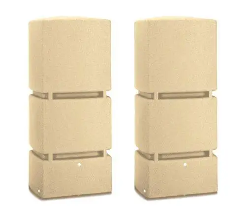 1600L 3P Technik Rain Tank System - Sandstone 3 1600L 3P Technik Rain Tank System - Sandstone