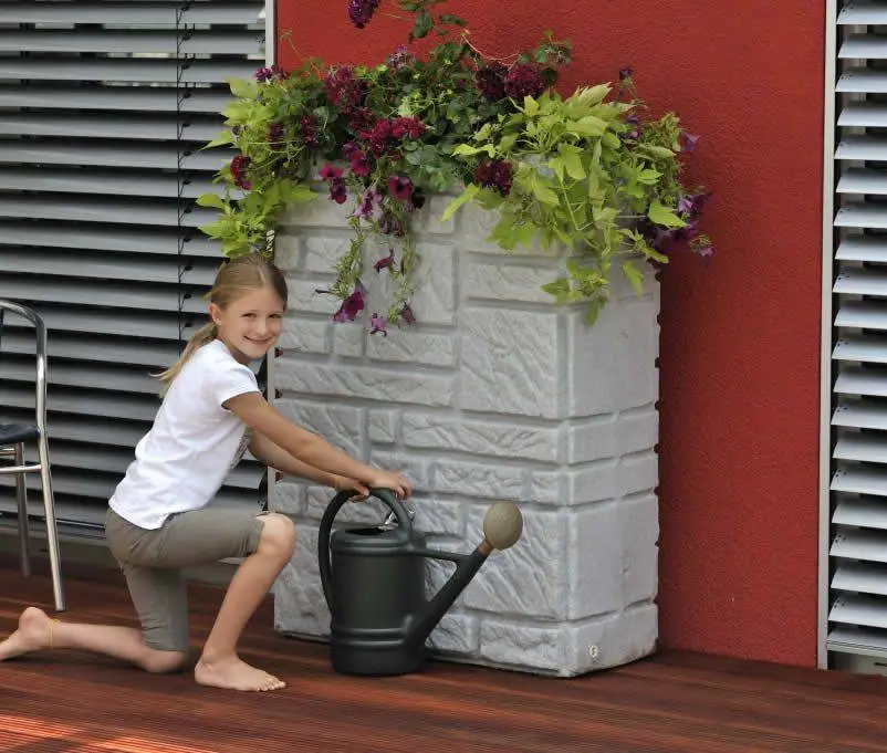 300L Maurano Stone Effect Water Butt - Granite 5 300L Maurano Stone Effect Water Butt - Granite - Image 3