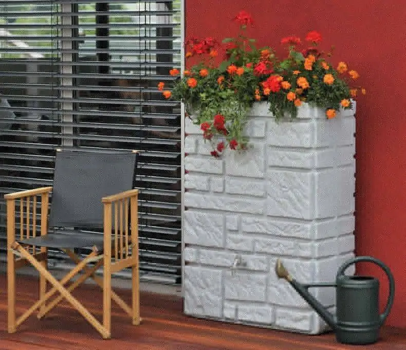 300L Maurano Stone Effect Water Butt - Granite 4 300L Maurano Stone Effect Water Butt - Granite - Image 2