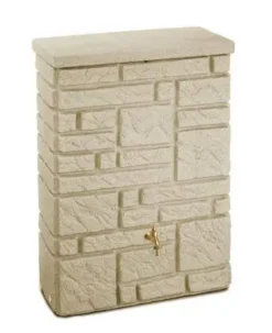300L Maurano Stone Effect Water Butt - Sandstone -Grosafe Shop 3p technik decorative maurano stone wall effect water butt tanks sandstone 4 jpg