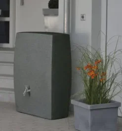 275L Noblesse Decorative Water Butt - Charcoal -Grosafe Shop 3p technik noblesse decorative water butt tanks charcoal 3 jpg