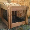 400 Litre Blackdown Range Single Leaf Mould Wooden Composter With Lid -Grosafe Shop 400 blackdown range single leaf mould wooden composter with lid 1 jpg