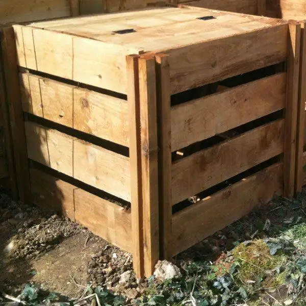 400 Litre Blackdown Range Single Slotted Wooden Composter With Lid 3 400 Litre Blackdown Range Single Slotted Wooden Composter With Lid