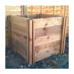 400 Litre Blackdown Range Single Standard Wooden Composter + Addons