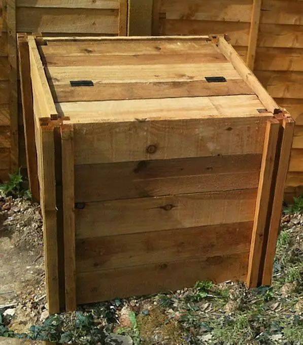 400 Litre Blackdown Range Single Standard Wooden Composter With Lid 3 400 Litre Blackdown Range Single Standard Wooden Composter With Lid