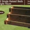 45cm High 3 Tiered Single Raised Beds - Blackdown Range - 50cm Wide -Grosafe Shop 45cm high 3 tiered single raised beds blackdown range 1 1 1 1 jpg