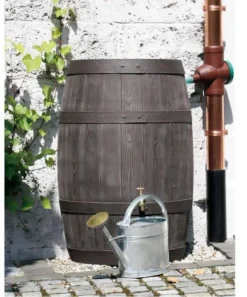 500L Burgundy Wood Effect Water Butt Barrel 8 500L Burgundy Wood Effect Water Butt Barrel -Grosafe Shop 500l burgundy wood effect water butt barrel 3 2 jpg