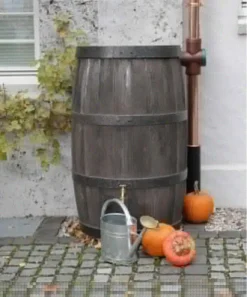 500L Burgundy Wood Effect Water Butt Barrel 9 500L Burgundy Wood Effect Water Butt Barrel -Grosafe Shop 500l burgundy wood effect water butt barrel 4 2 jpg