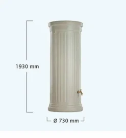 500L Column Water Tank In Sand Beige 8 500L Column Water Tank In Sand Beige -Grosafe Shop 500l column water tank 4 2 jpg