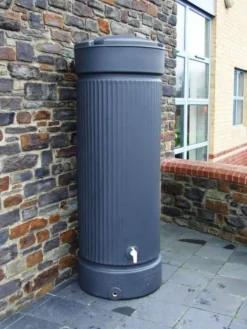500L Georgian Pillar Water Tank Column - Charcoal