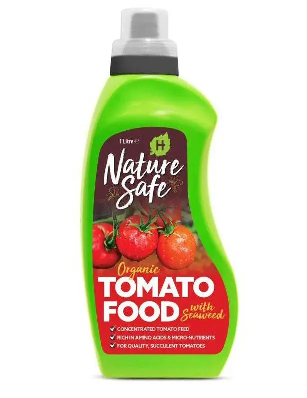 1 Litre Nature Safe Organic Tomato Feed With Seaweed | Organic Tomato Food 3 1 Litre Nature Safe Organic Tomato Feed With Seaweed | Organic Tomato Food