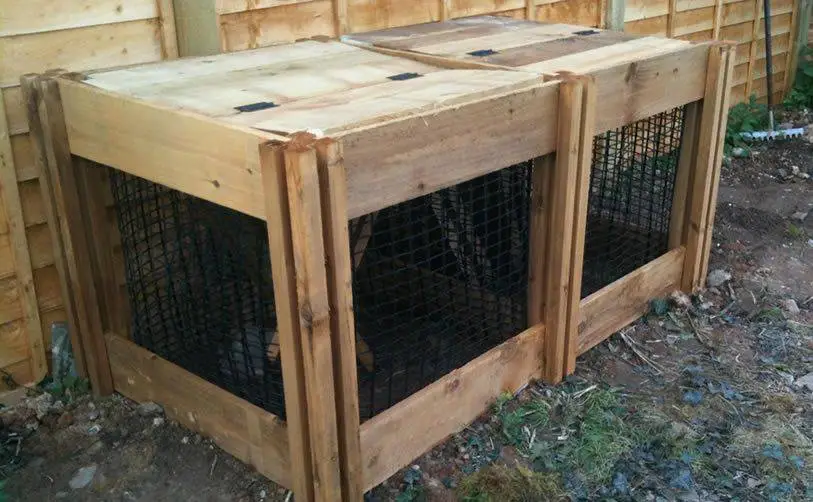 800 Litre Blackdown Range Double Leaf Mould Wooden Composter With Lids 3 800 Litre Blackdown Range Double Leaf Mould Wooden Composter With Lids