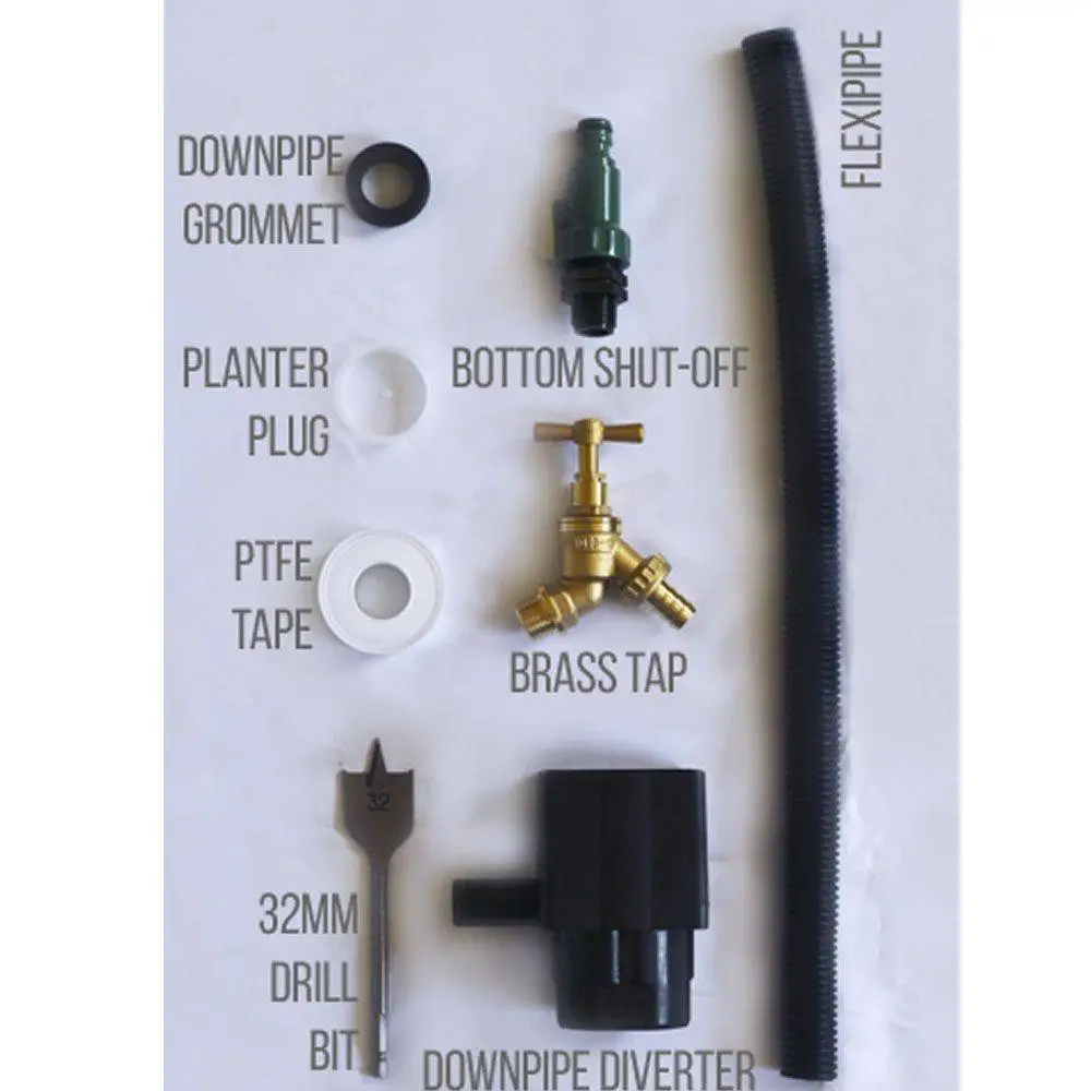 180L Garden Planter Water Butt Black 9 180L Garden Planter Water Butt Black - Image 7