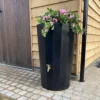 165L Midi Metropolitan Water Butt Planter - Black