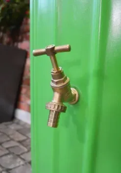 200 Litre Cosmo Water Butt Planter - Apple Green 8 200 Litre Cosmo Water Butt Planter - Apple Green -Grosafe Shop cosmo app tap jpg