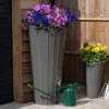 200 Litre Cosmo Water Butt Planter - Millstone -Grosafe Shop cosmo millstone 02a jpg