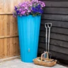 200 Litre Cosmo Water Butt Planter - Sky Blue -Grosafe Shop cosmo skyblue 04 jpg