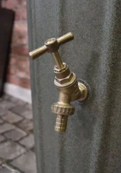 200 Litre Cosmo Water Butt Planter - Green Marble 10 200 Litre Cosmo Water Butt Planter - Green Marble -Grosafe Shop cosmogm tap jpg