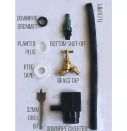 165L Midi Metropolitan Water Butt Planter - Pink -Grosafe Shop diverter kit etills 8 png