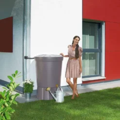 Grey 300L Lanzarote Water Butt With Stand