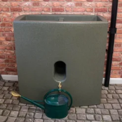 375 Litre Oasis Water Butt Planter - Green Marble -Grosafe Shop edit 1225c jpg