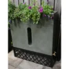 280L Slimline Water Butt Planter - Green Marble -Grosafe Shop green marble 1 1 jpg