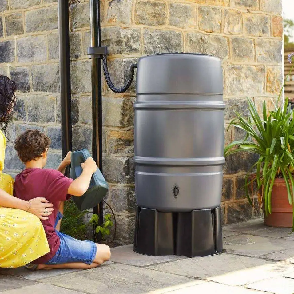 Grey Harcostar 227L Water Butt Barrel 3 Grey Harcostar 227L Water Butt Barrel