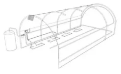 WaterMate Pro Automatic Greenhouse & Polytunnel Watering System -Grosafe Shop lines polytunnel 600x368 jpg