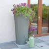 255L Metropolitan Water Butt With Planter In Green Marble -Grosafe Shop merto water butt gma jpg
