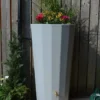 255L Metropolitan Water Butt With Planter In Grey -Grosafe Shop metro grey jpg