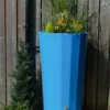 255L Metropolitan Water Butt With Planter In Sky Blue -Grosafe Shop metro sky blue jpg
