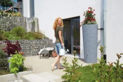 350L Natura 2 In 1 Water Tank With Planter - Ocean Blue -Grosafe Shop ocean natura 2in1 tank 01 326153 1 jpg