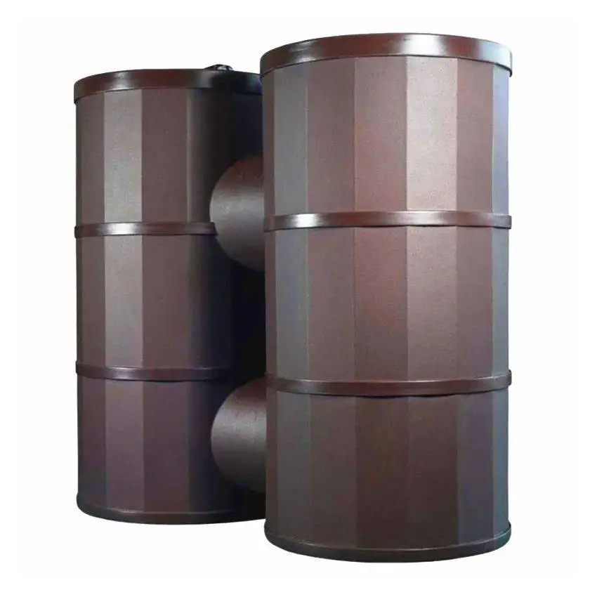 1200L Doublo Polytank Water Tank - Oak Brown 3 1200L Doublo Polytank Water Tank - Oak Brown